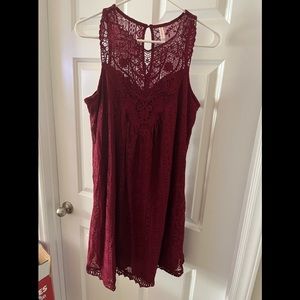 Maroon dress